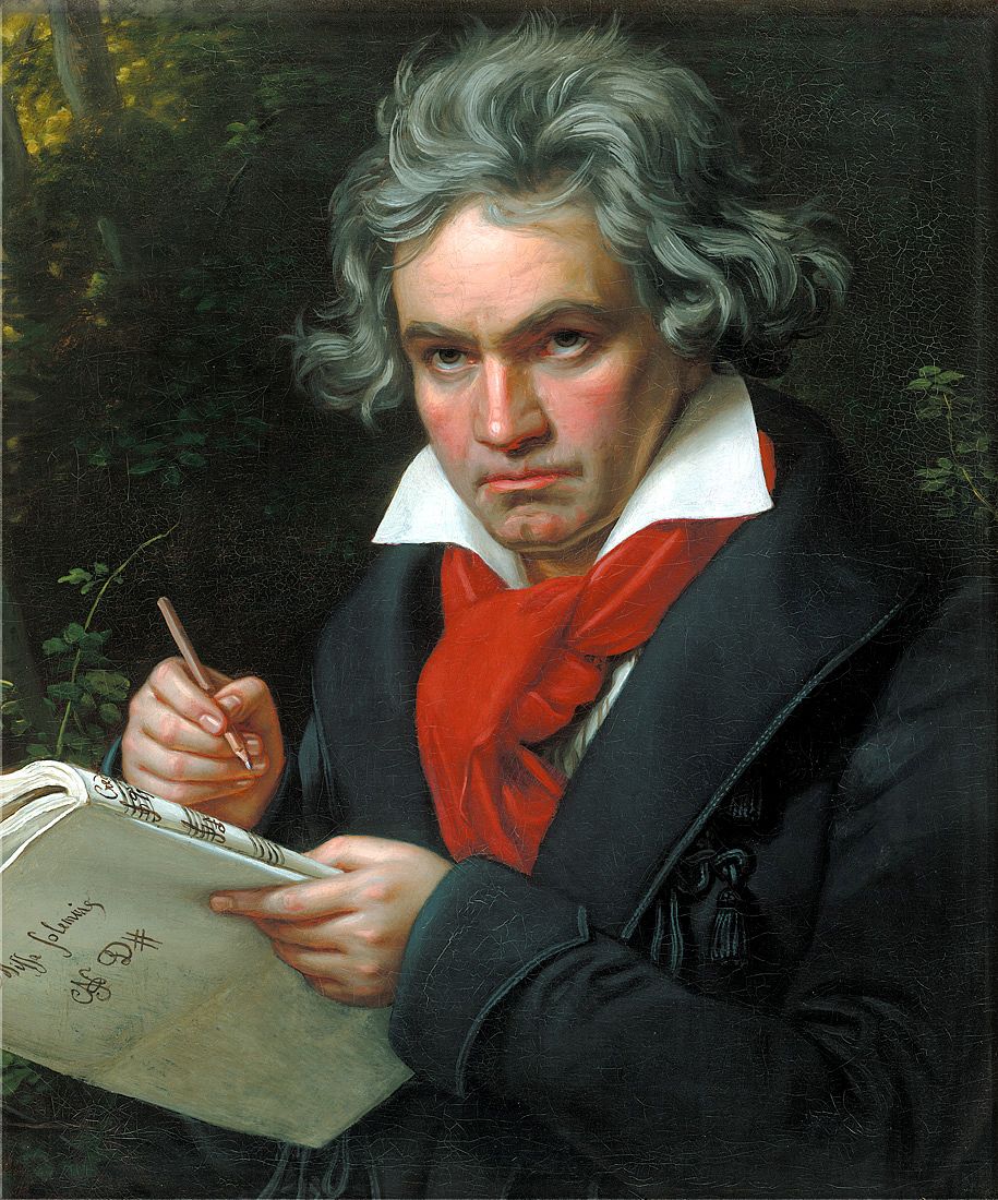 貝多芬認為音樂是「智慧和哲學的啟示」，更把自己比喻作酒神巴庫斯，將音樂變成酒，讓人喝醉。