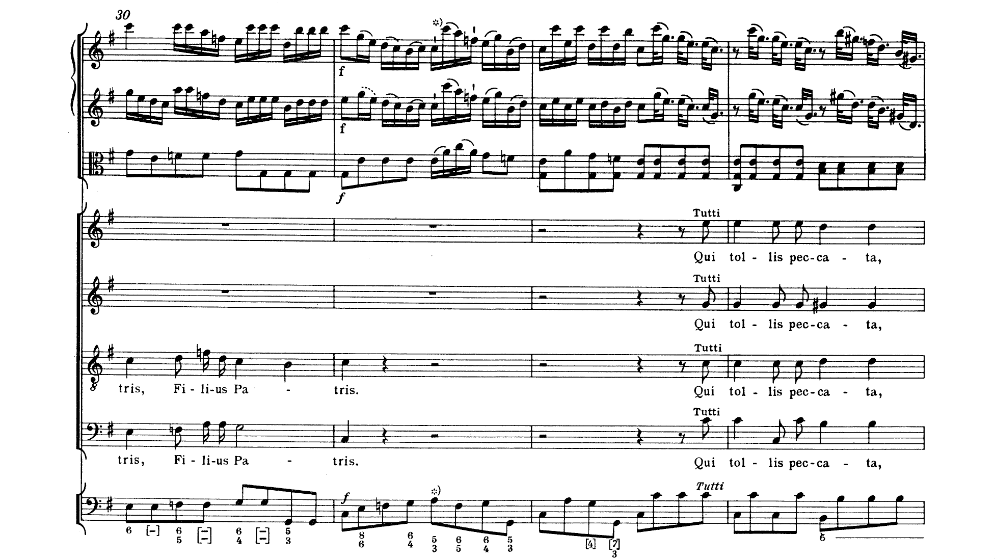 莫扎特：G 大調小彌撒曲，K49，「榮耀頌」